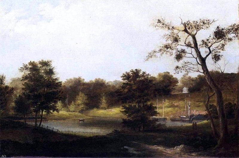 Thomas Birch A Genteel Landscape Wall Decal
