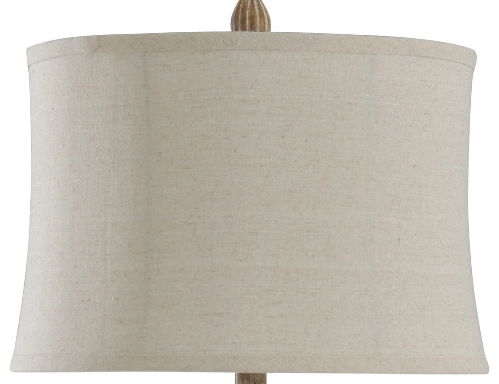 Poly Table Lamp, Brown With Black Tint, Beige