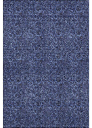 Premium Machine Washable Mayfield AMF661 Navy 2'6" x 3'10" Rug