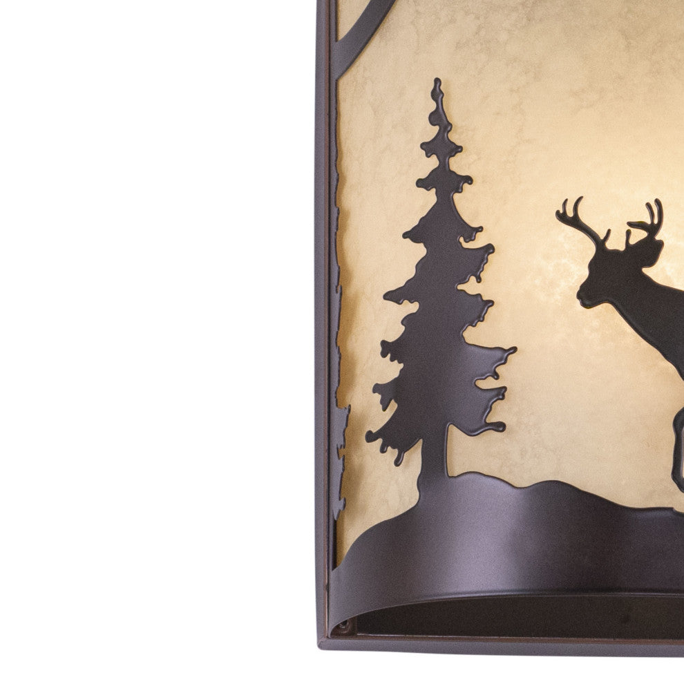 Yosemite 8" Wall Sconce Light, Deer