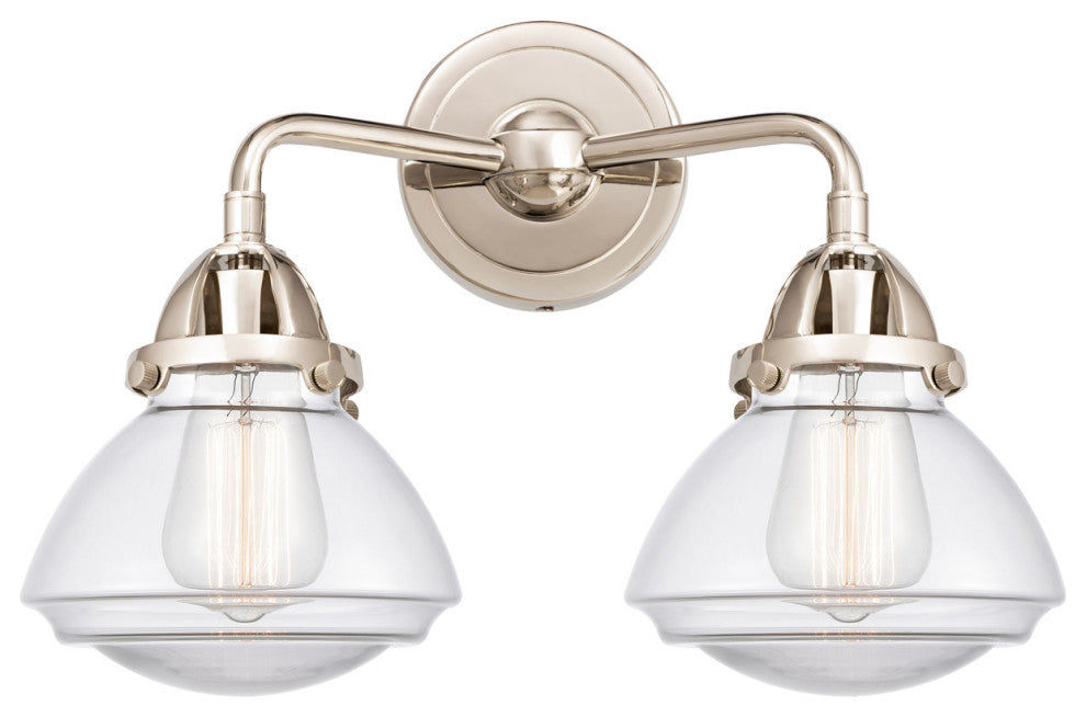 Innovations 288-2W-PN-G322-LED 2-Light Bath Vanity Light, Polished Nickel