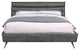 Acme Doris Queen Bed Gray Top Grain Leather