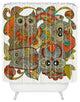 Valentina Ramos 4 Owls Shower Curtain