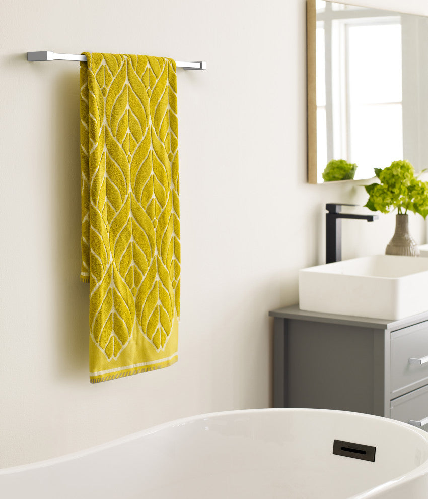 Amerock Monument Contemporary Towel Bar, Chrome, 24" Center-to-Center