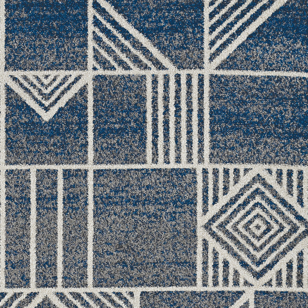 KAS Lucia 2774 Blue Dimensions Area Rug, 5'3"x7'7"