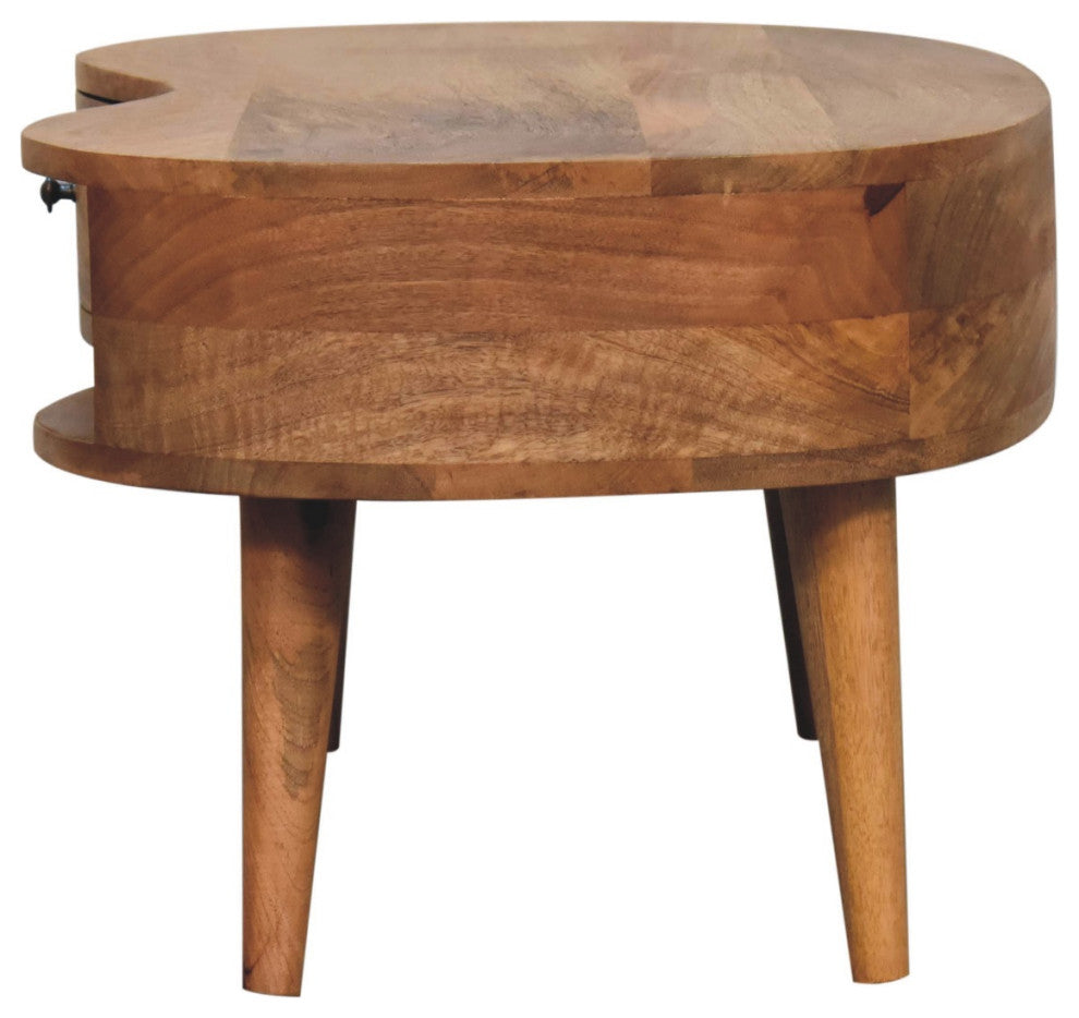 Oak-ish Wave Coffee Table