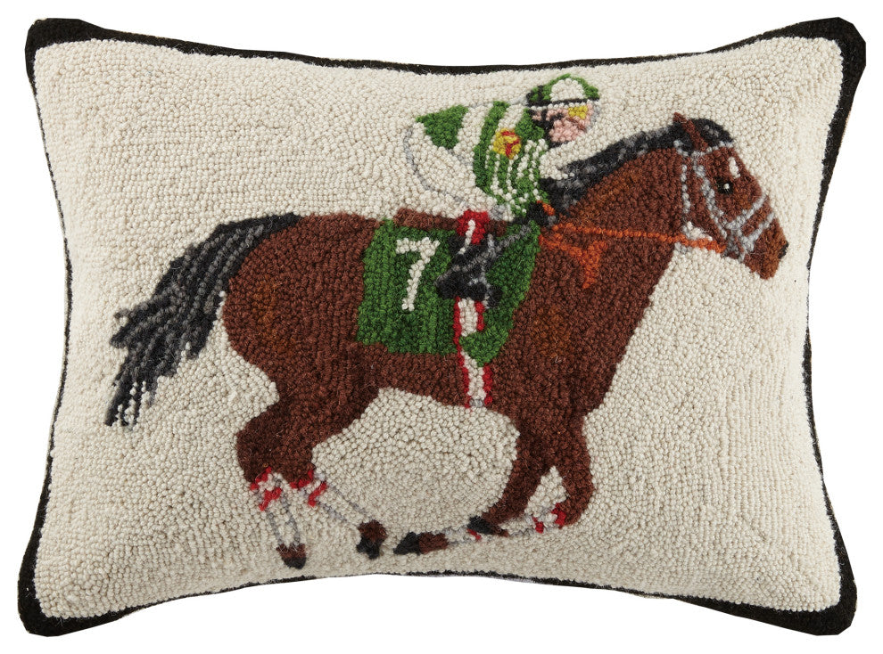 Equestrian Racer Hook Pillow