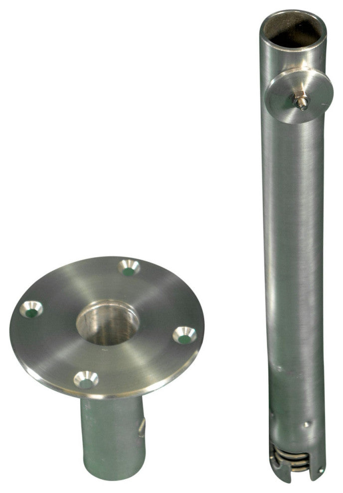 Fiberlite Aluminum Flush Deck Mount Umbrella Base