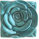 Turquoise Rose Tile-Wall Art