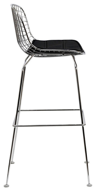 Modern Contemporary Dining Kitchen Bar Stool Black