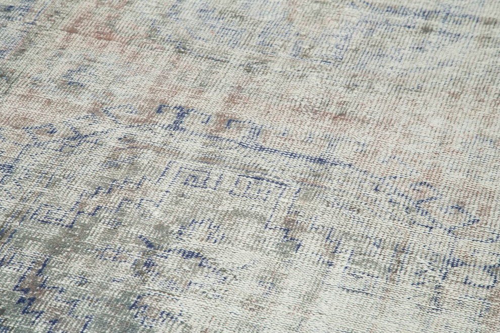Rug N Carpet - Hand-knotted Anatolian 4' 8" x 12' 4" Rustic Runner Rug
