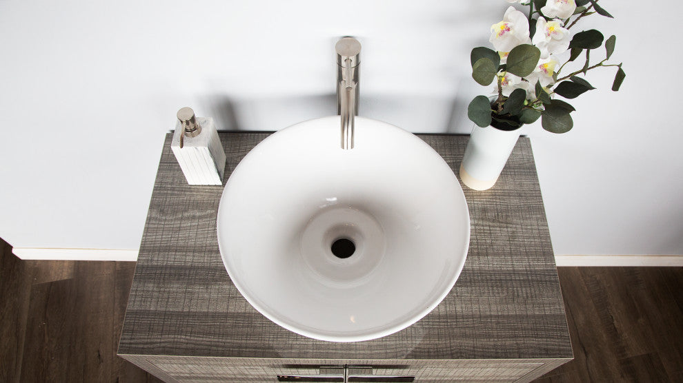 Wells Sinkware 1616 Ceramic Lavatory White