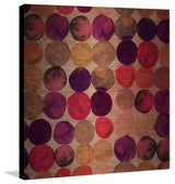 "Circular Mechanisms" Painting Print on Brushed Aluminum