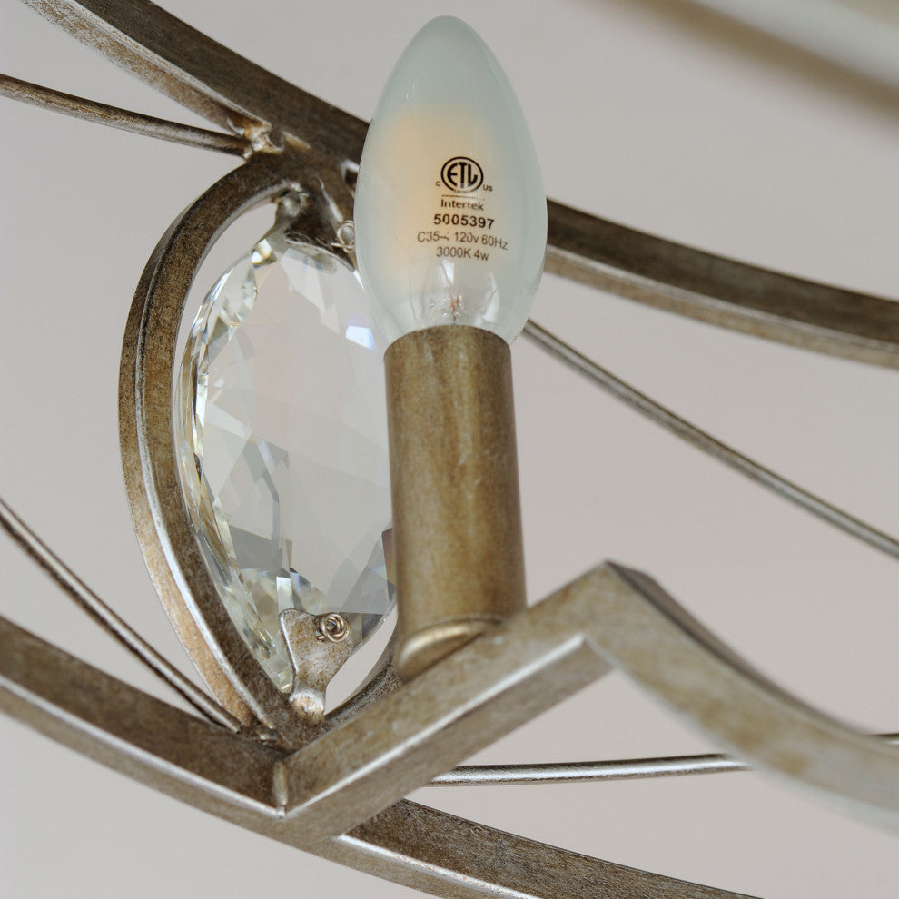 Maxim Solitaire 22 LED Solitaire 22" 3 Blade Smart LED Indoor - Silver Mist