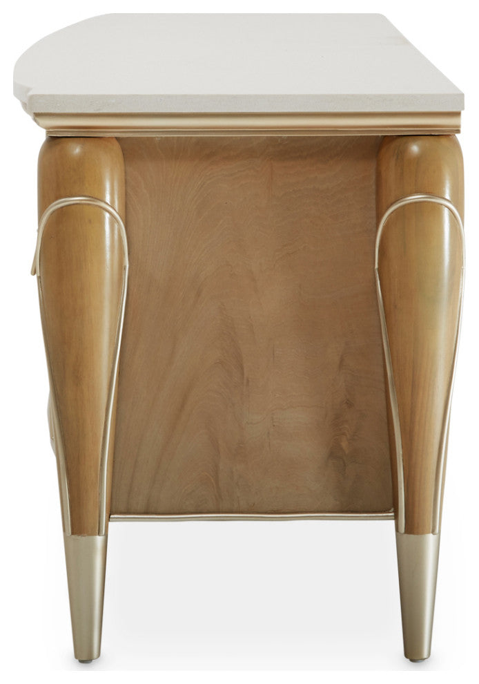 Villa Cherie Media Cabinet - Caramel