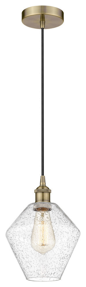 Innovations 616-1P-AB-G654-8 1-Light Mini Pendant, Antique Brass