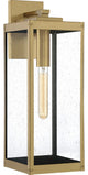 Westover 1-Light Outdoor Lantern, Antique Brass