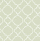 Modern Quatrefoil Wallpaper, Green, Bolt