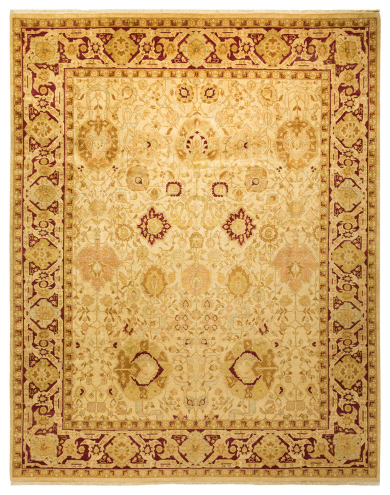 Mogul, One-of-a-Kind Hand-Knotted Area Rug Ivory, 9'3"x11'6"