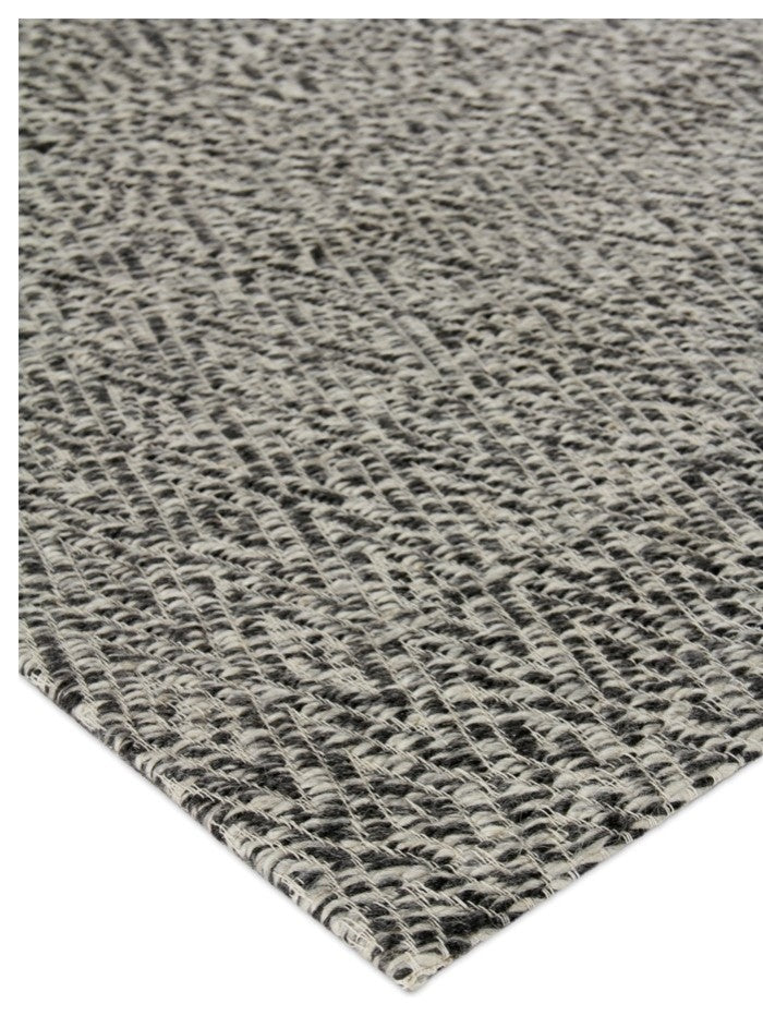 Exquisite Rugs, Woven Earth, Black, 10'x14', 8x10