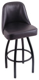 Holland Bar Stool, 840 Grizzly 30 Bar Stool, Black Wrinkle Finish