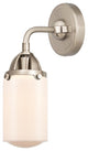 Dover 1 Light 4.5" Sconce, 288-1W-SN-G311-LED, Brushed Satin Nickel