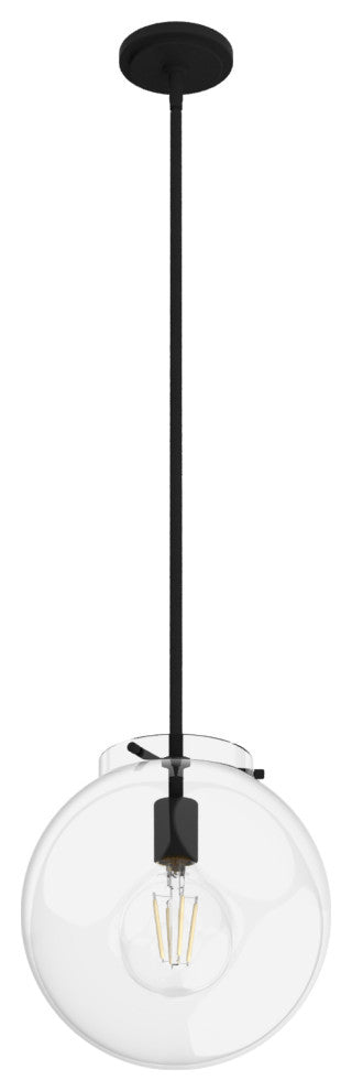 Sacha Natural Iron 1 Light Pendant Ceiling Light Fixture