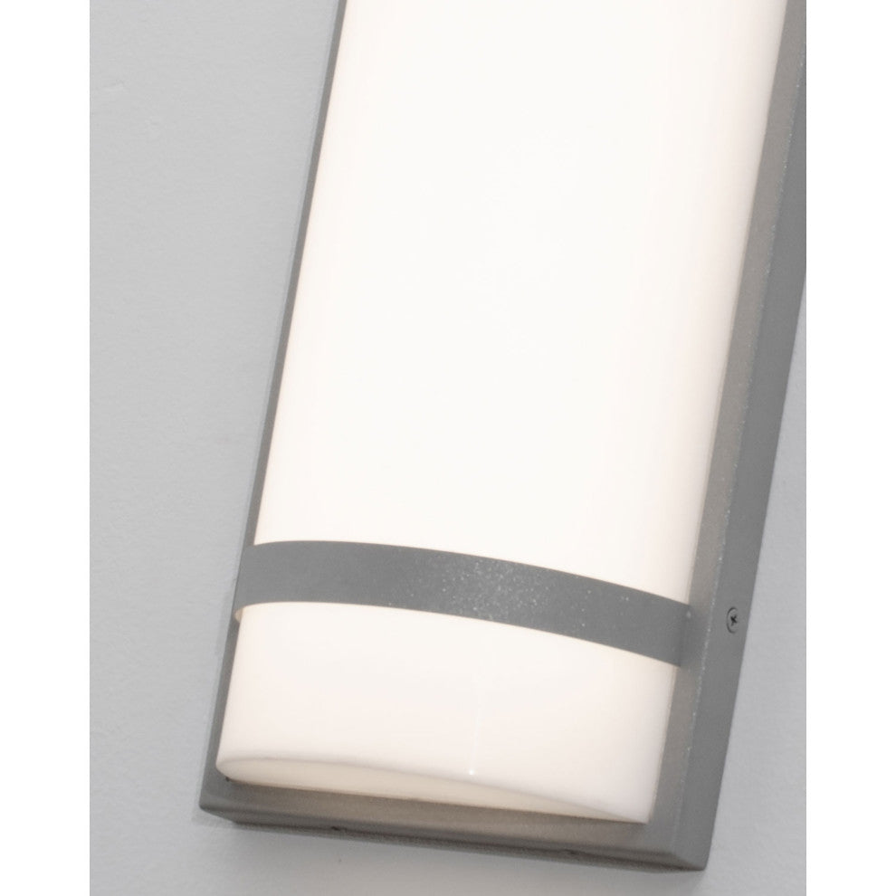Paxton LED Outdoor Sconce, 12"- Textured Gray