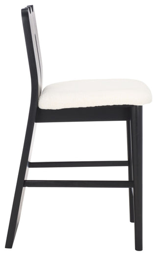 Safavieh Kieran Counter Stool, Creme/Black