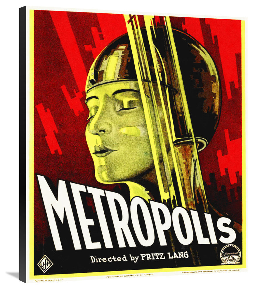 "Metropolis 1927" Stretched Canvas Giclee by Hollywood Photo Archive, 24x36"