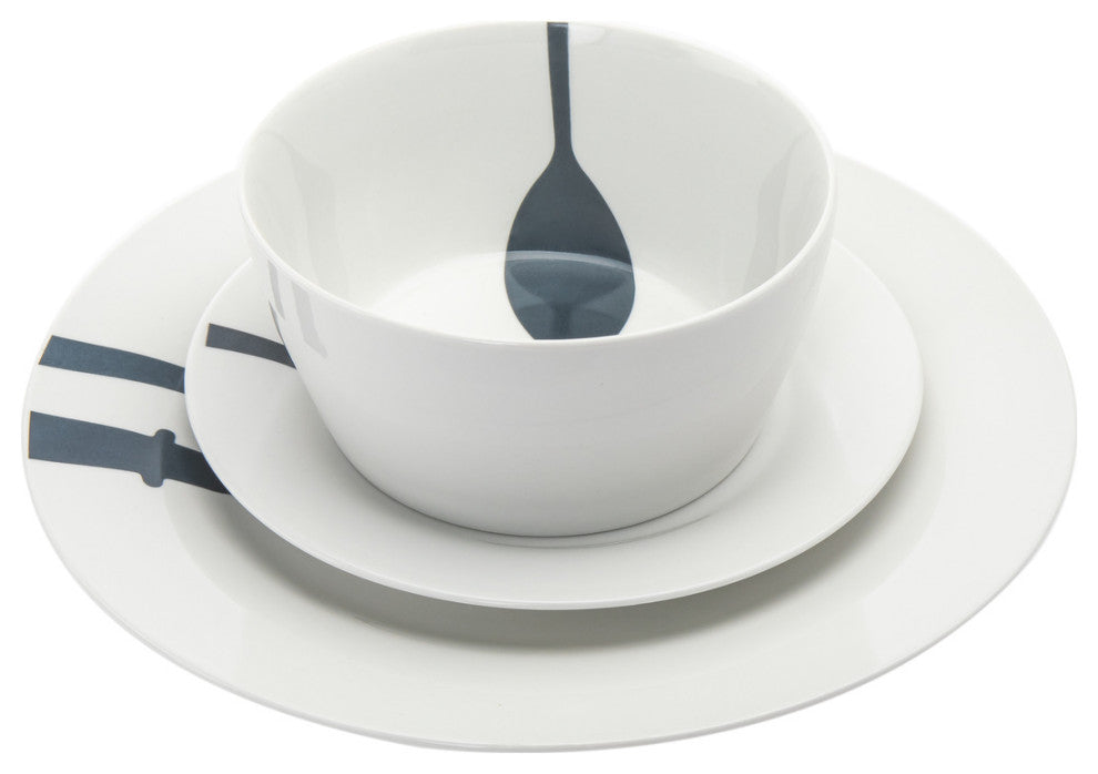Acme 16 Piece Diner Dinnerware Set