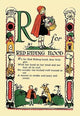 R for Red Riding Hood- Gallery Wrapped Canvas Art 28" x 42"