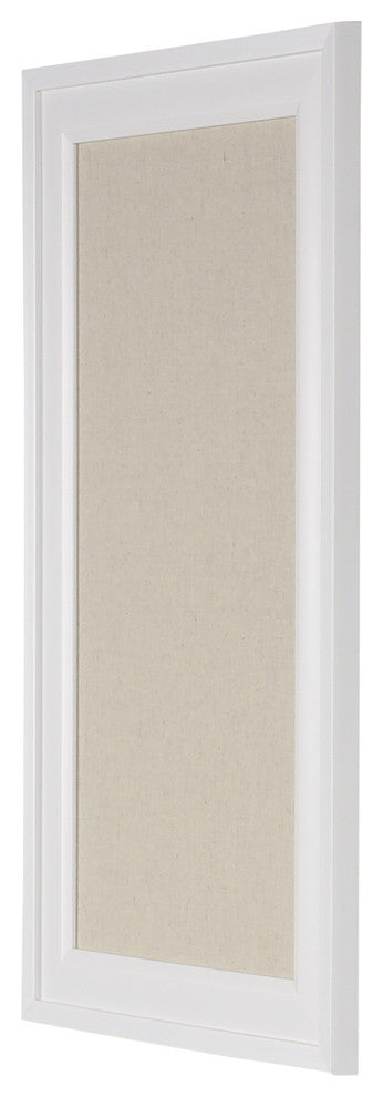 Bosc Framed Linen Fabric Pinboard Wall Organization Board