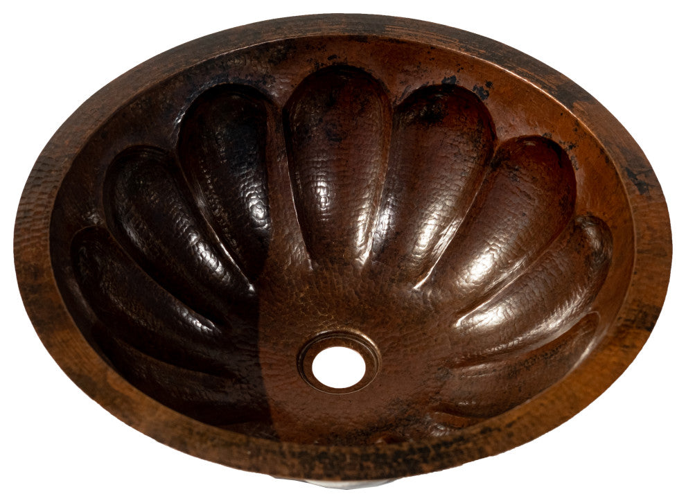 17" Round Pumpkin Copper Sink