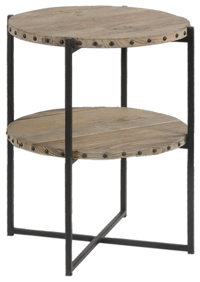 Uttermost Kamau Round Accent Table