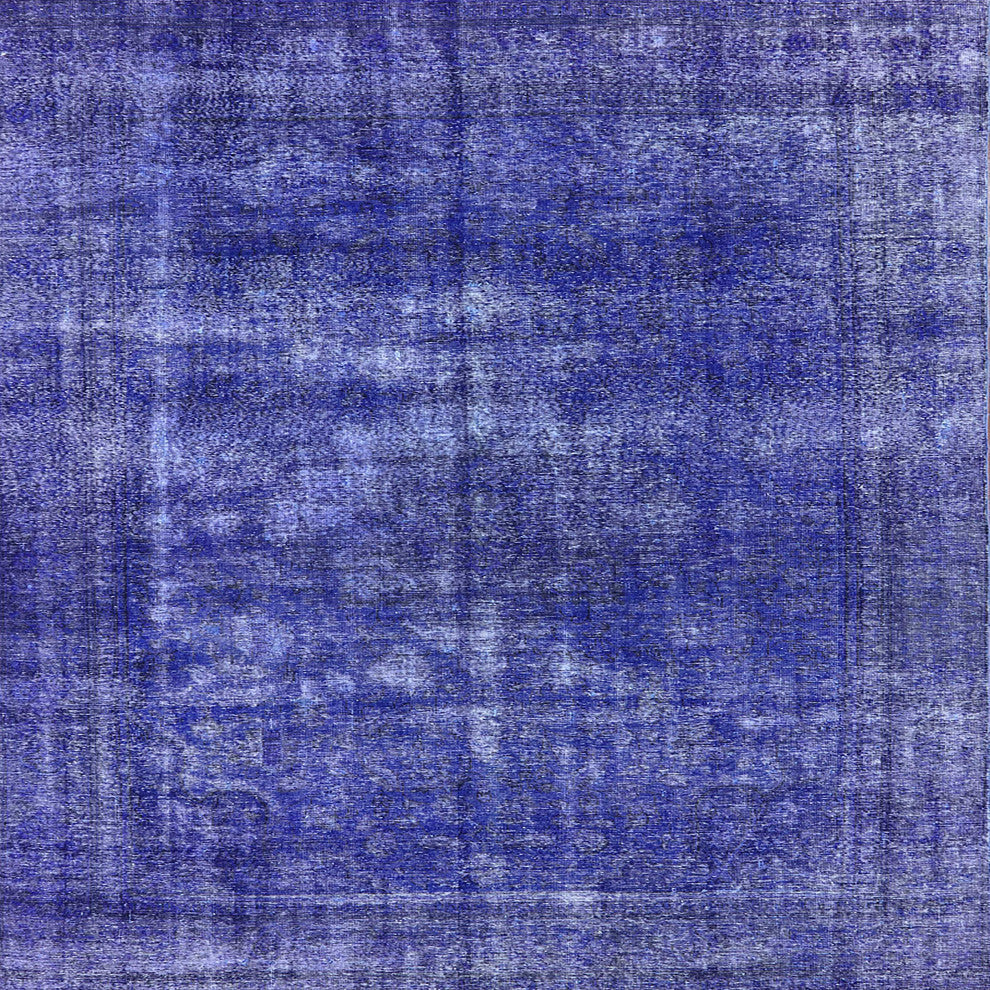 Ahgly Company Indoor Square Mid-Century Modern Area Rugs, 4' Square