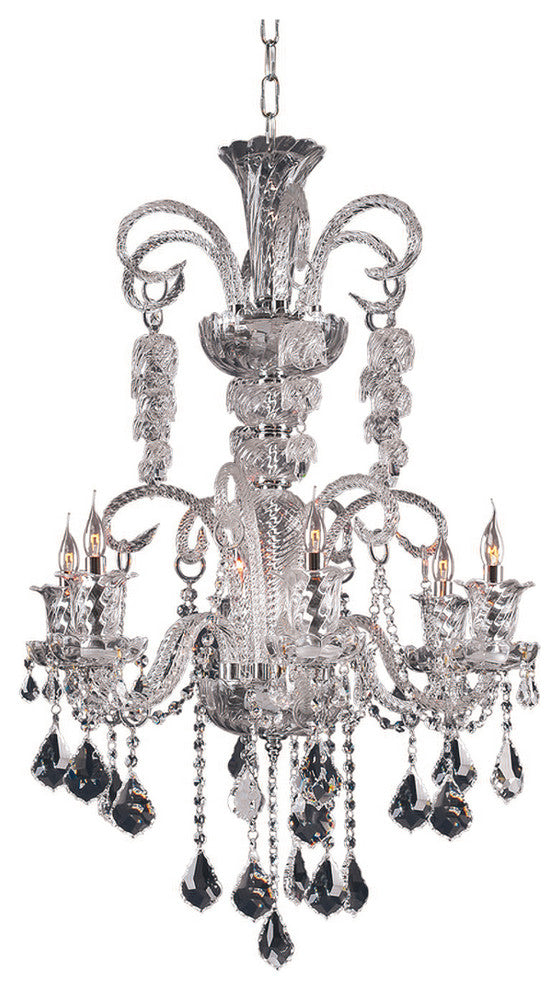 Artistry Lighting Elizabeth Collection Crystal Chandelier 26x35, Chrome