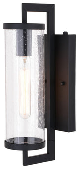 Morgan Park 16"H Outdoor Wall Light Matte Black