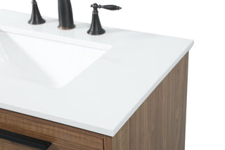 Bailey 19" Modern Walnut Brown-Light Bathroom Vanity