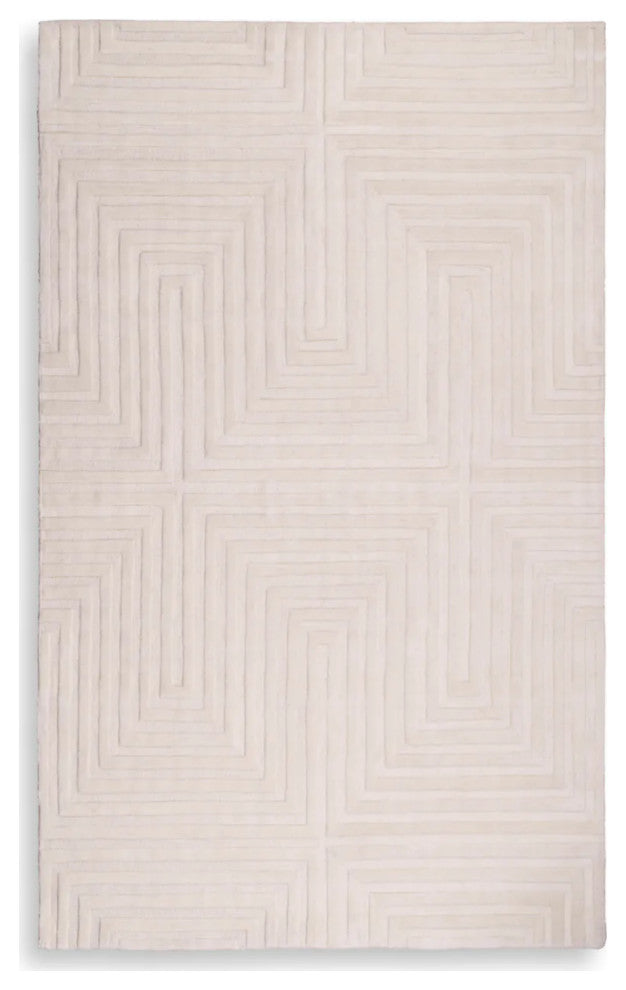Beige Wool Rug 7' x 10', Eichholtz Breck