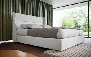 Bexley Bed Chalk Fabric / Queen