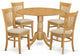 5 Pc Small Kitchen Table Set -Drop Leaf Table And 4 Dinette Chairs
