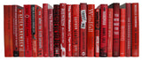 Decorative Books - Scarlet Dust Jacket - Red Books By The Foot