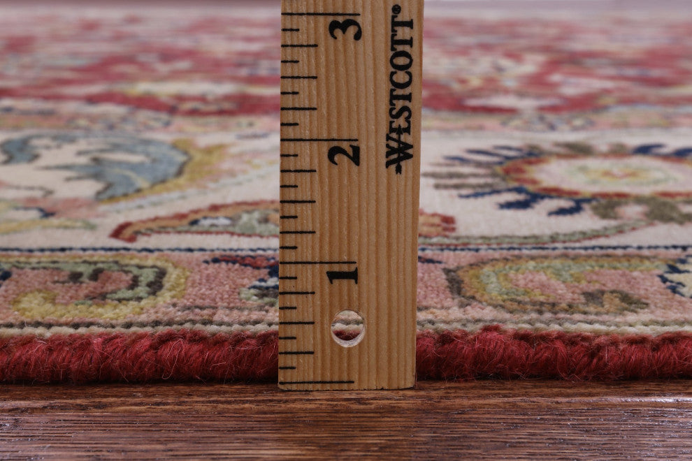 7' 8" X 9' 10" Hand-Knotted Persian Fine Serapi Wool Rug - Q14691
