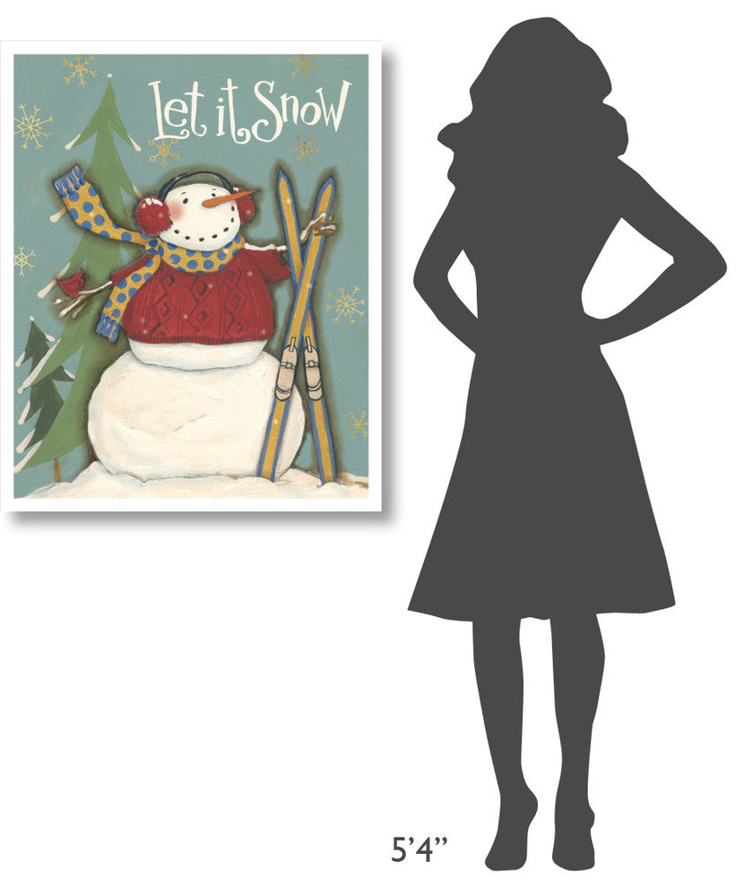 "Snowman Season III" Digital Paper Print by Anne Tavoletti, 30"x37"