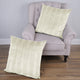 Pleated Velvet Pillow Covers, Set of 2, Gardenia, 26"x26"