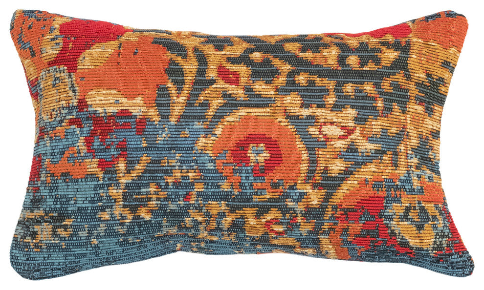 Marina Suzanie Indoor/Outdoor Pillow, Blue, 12"x18"