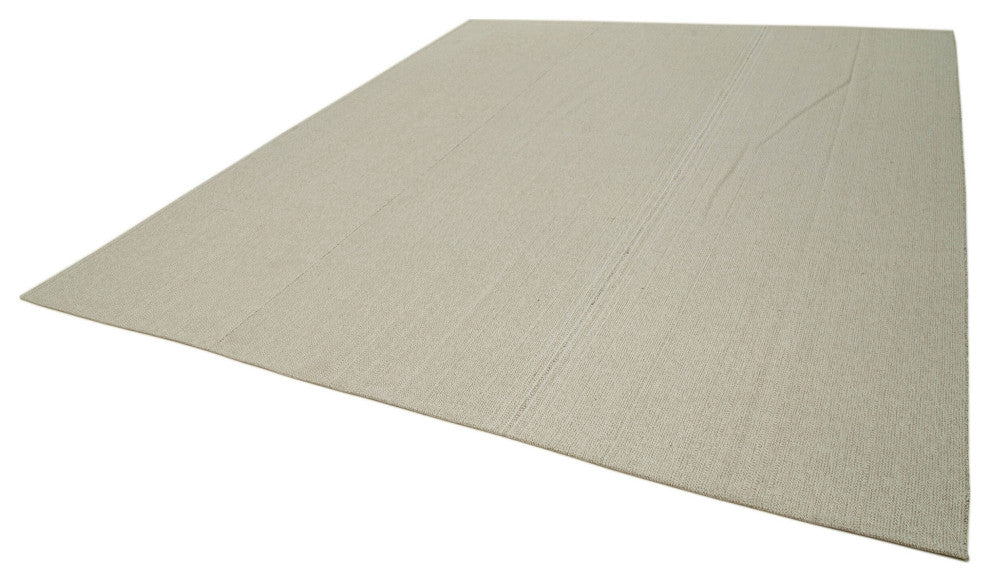 Rug N Carpet - Handmade Turkish 10' 5'' x 12' 4'' Decorative Wool Kilim Rug