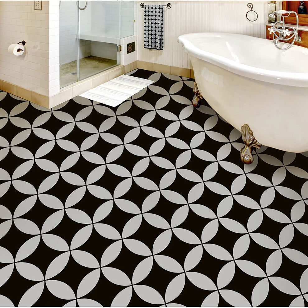 Nagoya Tile Stencil, DIY Cement Tile Stencils, Large
