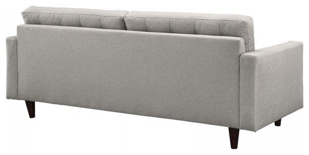 Modern Light Gray Empress Upholstered Sofa